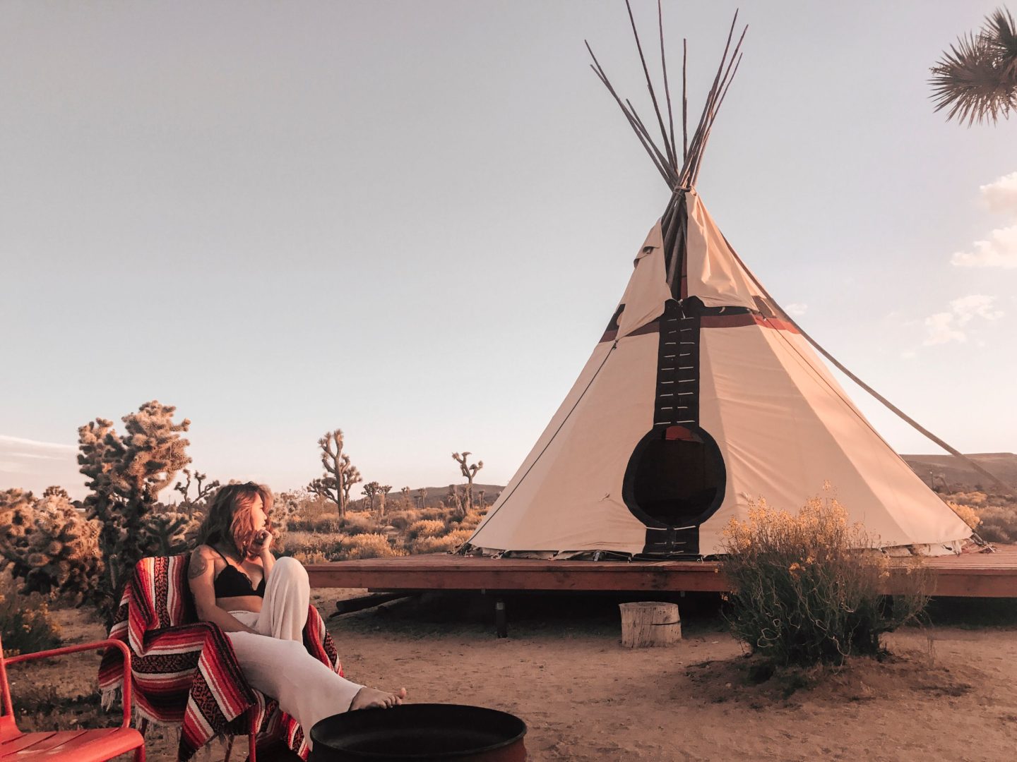 Glamping in Joshua Tree at Lazy Sky Retreat