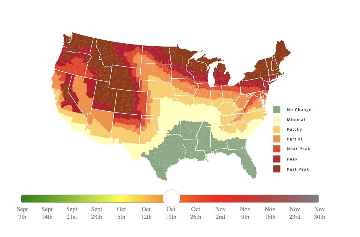 fall foliage example map